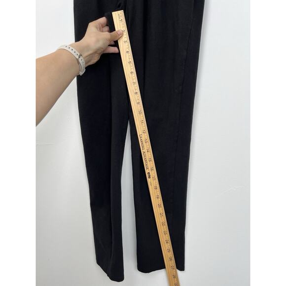 Nooworks Solid Magic Suit Jumpsuit Women Size S Jersey Knit Buttons Skinny Black - Picture 8 of 12